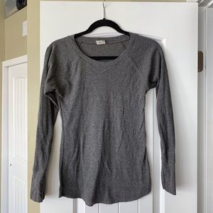 Gray long sleeve